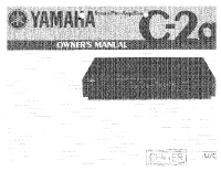 Yamaha C-2-A - Owners Manual 